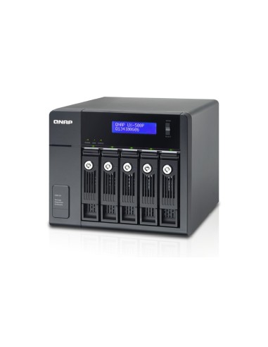 QNAP UX-500P contenitore di unità di archiviazione Box esterno HDD Nero 2.5 3.5"