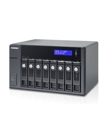 QNAP UX-800P contenitore di unità di archiviazione Box esterno HDD Nero 2.5 3.5"
