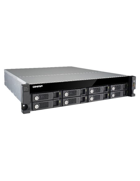 QNAP UX-800U-RP array di dischi Nero
