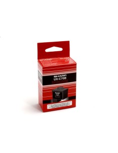 Sharp UXC70B cartuccia d'inchiostro Originale Nero