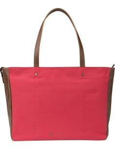 HP 14 Red Brown Women Canvas Tote