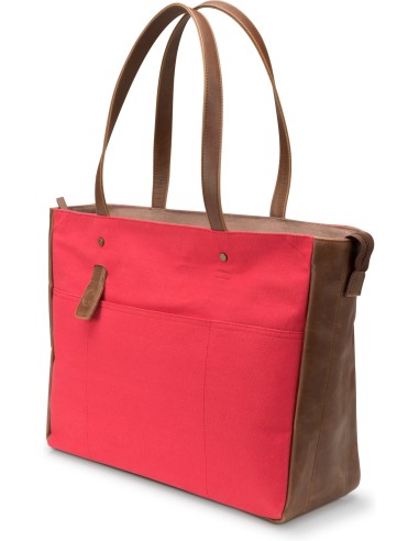 HP 14 Red Brown Women Canvas Tote