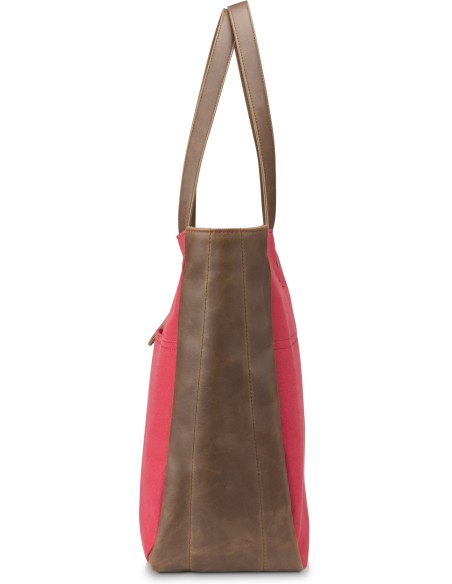 HP 14 Red Brown Women Canvas Tote