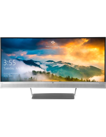 HP EliteDisplay Monitor curvo EliteDisplayS340c de 34 pulgadas 86,4 cm (34") 3440 x 1440 Pixel Quad HD Argento