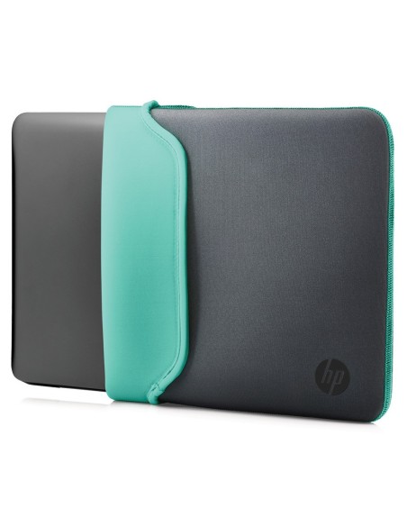 HP V5C29AA borsa per notebook 35,6 cm (14") Custodia a tasca Verde, Grigio