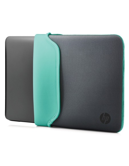 HP V5C33AA borsa per notebook 39,6 cm (15.6") Custodia a tasca Verde, Grigio