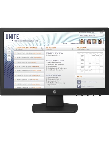 HP V197 47 cm (18.5") 1366 x 768 Pixel WXGA LED Nero