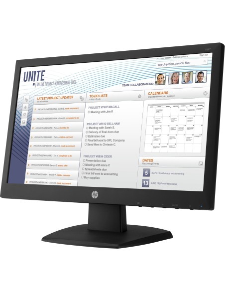 HP V197 47 cm (18.5") 1366 x 768 Pixel WXGA LED Nero