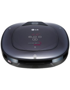 LG VR64703LVM aspirapolvere robot 0,6 L Senza sacchetto Nero, Specchio