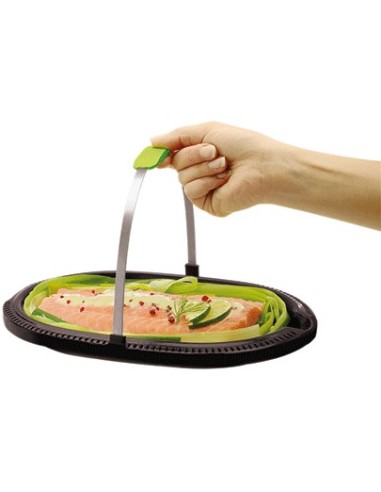 Tefal VS4003 pentola a vapore 3 cestello i Libera installazione 1800 W Nero, Verde, Metallico, Trasparente