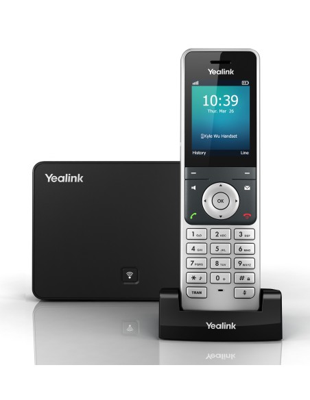 Yealink SIP-W56P telefono IP Nero, Argento 5 linee LCD