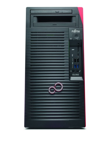 Fujitsu CELSIUS W570power+ DDR4-SDRAM i7-7700 Desktop Intel® Core™ i7 8 GB 1000 GB HDD Windows 10 Pro Nero