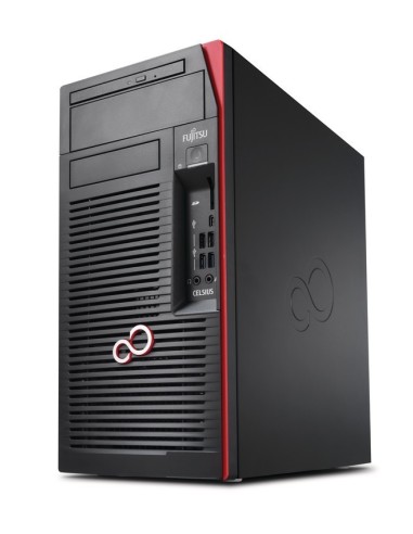 Fujitsu CELSIUS W570 DDR4-SDRAM E3-1225V6 Desktop Intel® Xeon® E3 v6 16 GB 256 GB SSD Windows 10 Pro Stazione di lavoro Nero,