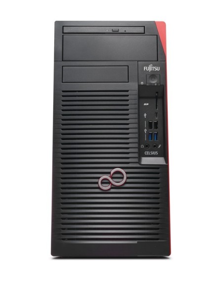 Fujitsu CELSIUS W570 DDR4-SDRAM E3-1230V6 Desktop Intel® Xeon® E3 v6 16 GB 512 GB SSD Windows 10 Pro Stazione di lavoro Nero,