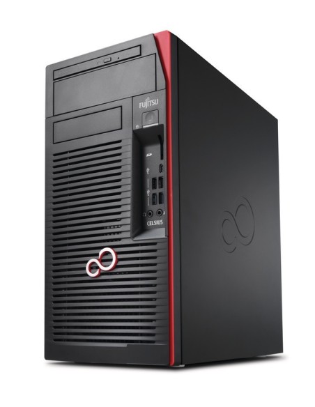 Fujitsu CELSIUS W570 DDR4-SDRAM E3-1230V6 Desktop Intel® Xeon® E3 v6 16 GB 512 GB SSD Windows 10 Pro Stazione di lavoro Nero,