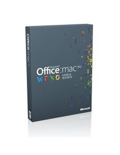 Microsoft Office for Mac Home & Business 2011 1 licenza e Inglese