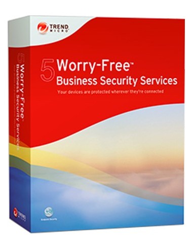 Trend Micro Worry-Free Business Security Services 5, Add, 2-5u, 1Y, ML Multilingua 1 anno i