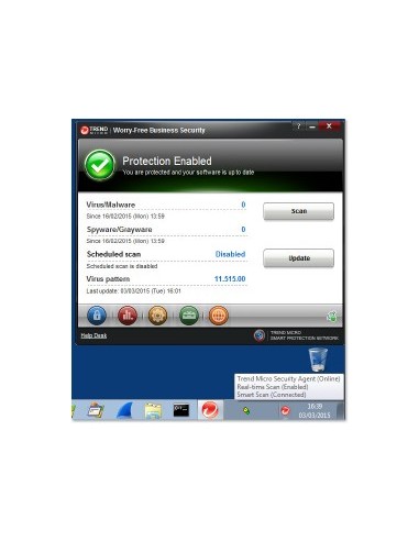 Trend Micro Worry-Free Business Security Services 101-250U 1Y Istruzione (EDU) 1 anno i