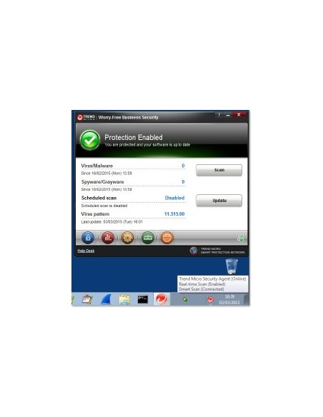 Trend Micro Worry-Free Business Security Services 101-250U 1Y Governativa (GOV) 1 anno i