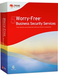 Trend Micro Worry-Free Business Security Services 5, RNW, 101-250u, 1m, FRE Rinnovo Francese