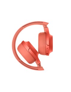 Sony WH-H800 Cuffie Con cavo e senza cavo A Padiglione Musica e Chiamate Bluetooth Rosso 2