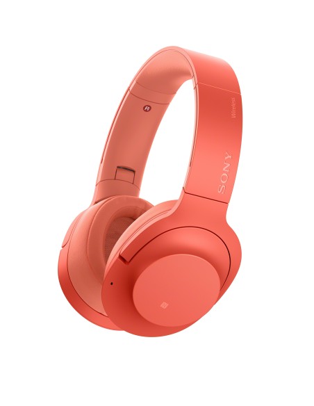 Sony h.ear on 2 Wireless NC Cuffie Con cavo e senza cavo A Padiglione Musica e Chiamate Bluetooth Rosso