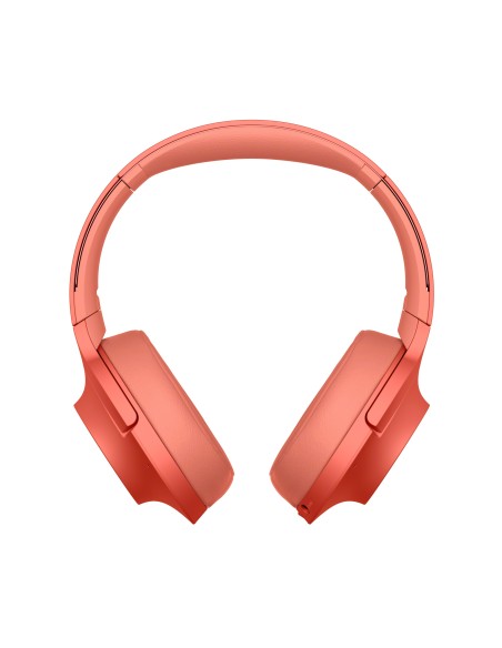 Sony h.ear on 2 Wireless NC Cuffie Con cavo e senza cavo A Padiglione Musica e Chiamate Bluetooth Rosso
