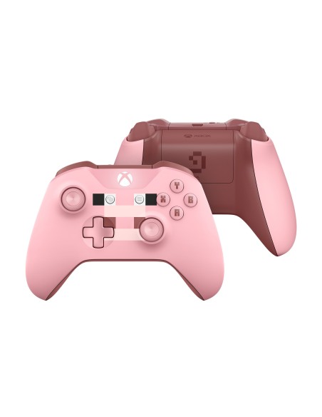 Microsoft XBOXONE WRL CNTRL MINECRAFT PI Rosa Bluetooth Gamepad Analogico Digitale PC, Tablet PC, Xbox One, Xbox One S