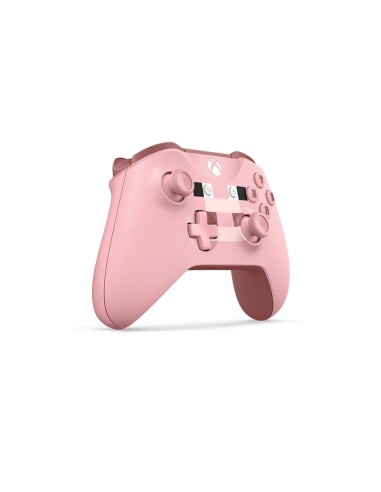 Microsoft XBOXONE WRL CNTRL MINECRAFT PI Rosa Bluetooth Gamepad Analogico Digitale PC, Tablet PC, Xbox One, Xbox One S