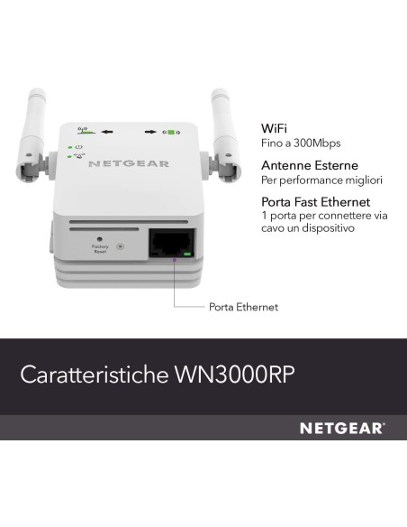 Netgear WN3000RP Ripetitori WiFi Mesh