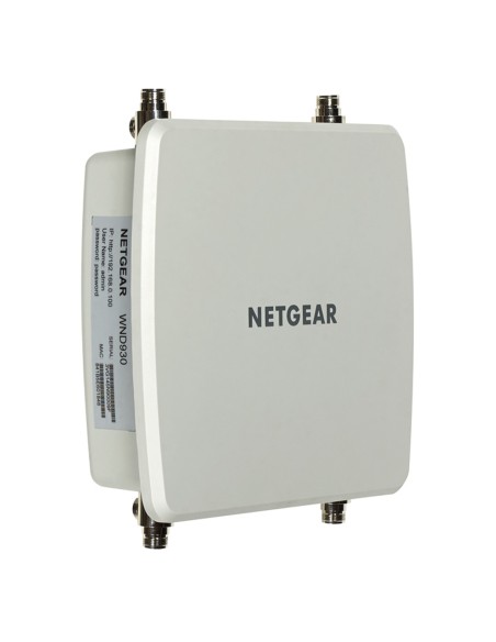 Netgear WND930 1000 Mbit s Bianco Supporto Power over Ethernet (PoE)