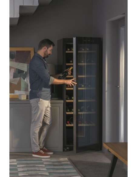Haier Wine cellar WS171GA Cantinetta vino con compressore Libera installazione Nero 171 bottiglia bottiglie