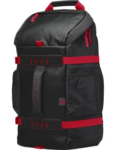 HP 15.6 in Odyssey Red Black Backpack 2