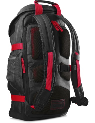 HP 15.6 in Odyssey Red Black Backpack