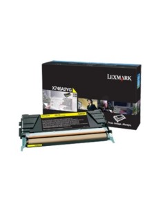 Lexmark X746A3 Y cartuccia toner 1 pz Originale Giallo