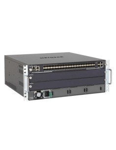 Netgear M6100-44GF3 Gestito Gigabit Ethernet (10 100 1000) 4U Nero, Grigio