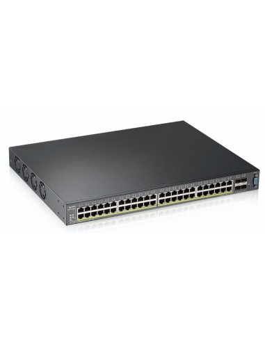 Zyxel XGS2210-52HP Gestito L2 Gigabit Ethernet (10 100 1000) Supporto Power over Ethernet (PoE) 1U Nero