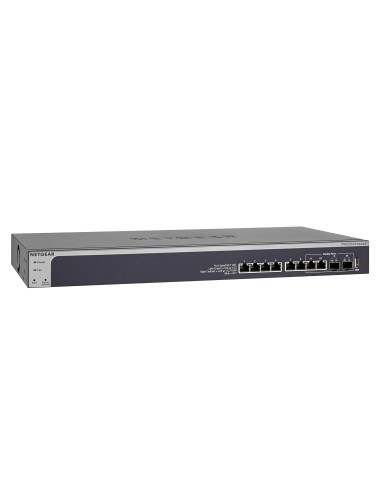 Netgear XS708T-100NES switch di rete Gestito L2+ L3 10G Ethernet (100 1000 10000) Nero