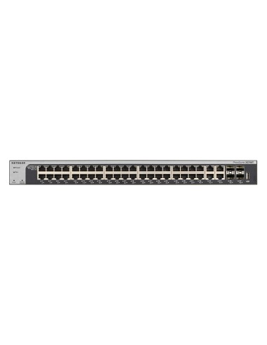 Netgear XS748T-100NES switch di rete Gestito L2+ L3 10G Ethernet (100 1000 10000) Nero