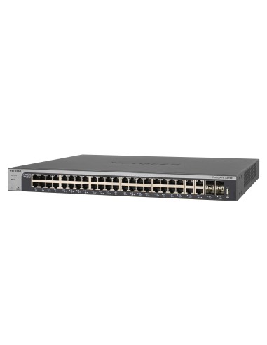 Netgear XS748T-100NES switch di rete Gestito L2+ L3 10G Ethernet (100 1000 10000) Nero