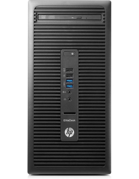 HP EliteDesk 705 G3 DDR4-SDRAM PRO A12-9800B Micro Tower AMD PRO A12 8 GB 512 GB SSD Windows 10 Pro PC Nero