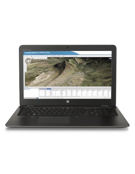 HP ZBook 15u G3 Workstation mobile 39,6 cm (15.6") Full HD Intel® Core™ i7 8 GB DDR4-SDRAM 1000 GB HDD AMD FirePro W4190M Wi-Fi