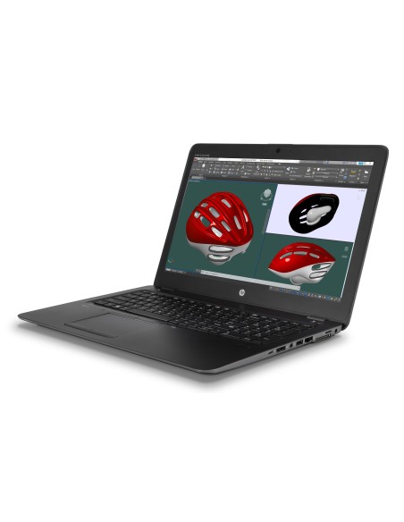 HP ZBook 15u G3 Workstation mobile 39,6 cm (15.6") Full HD Intel® Core™ i7 8 GB DDR4-SDRAM 1000 GB HDD AMD FirePro W4190M Wi-Fi
