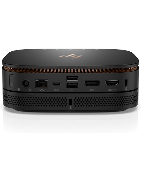 HP Elite Slice DDR4-SDRAM i5-6500T USFF Intel® Core™ i5 8 GB 256 GB SSD Windows 10 Pro Mini PC Nero