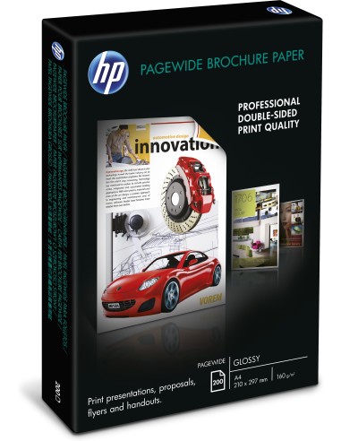 HP PageWide Bro GL A4 carta inkjet A4 (210x297 mm) Lucida 200 fogli Bianco