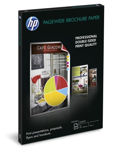 HP PageWide Glossy Brochure carta inkjet A3 (297x420 mm) Lucida 100 fogli Bianco
