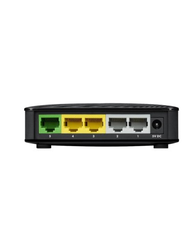 Zyxel 5-Port Desktop Media Non gestito Nero