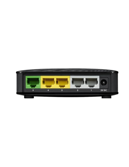 Zyxel 5-Port Desktop Media Non gestito Nero
