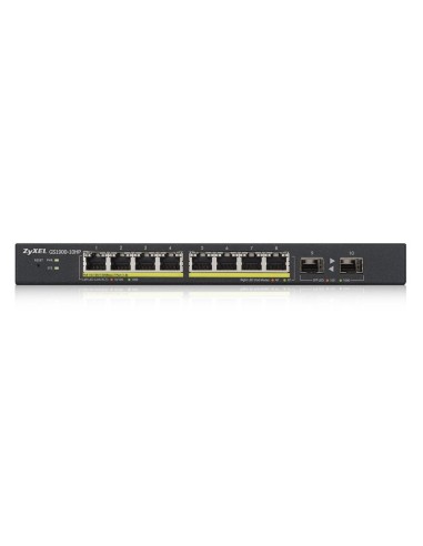 Zyxel GS1900-10HP Gestito L2 Gigabit Ethernet (10 100 1000) Supporto Power over Ethernet (PoE) 1U Nero
