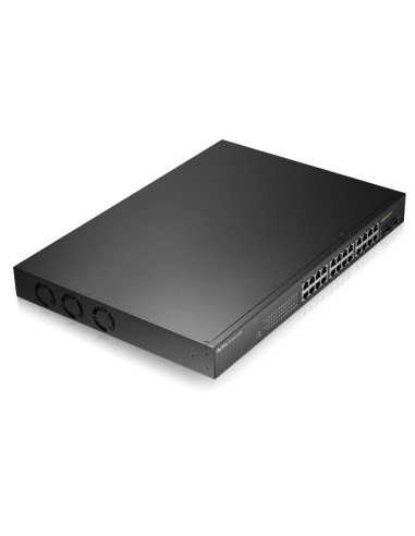 Zyxel GS1900-24HP switch di rete Gestito Gigabit Ethernet (10 100 1000) Supporto Power over Ethernet (PoE) Nero